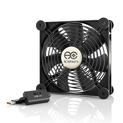 AC Infinity MULTIFAN S4, Quiet USB Cooling Fan, 140mm - Midwest Grow LLC