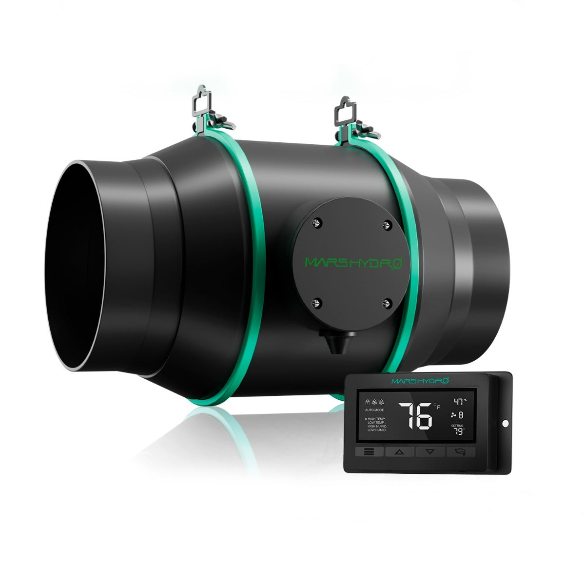 Mars Hydro 6" Inline Duct Fan with Temperature and Humidity Controller - Midwest Grow LLC