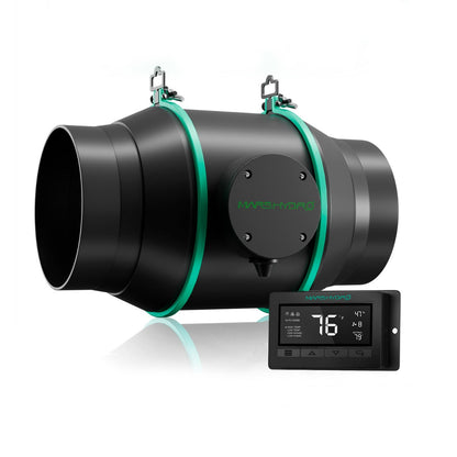 Mars Hydro 6" Inline Duct Fan with Temperature and Humidity Controller - Midwest Grow LLC