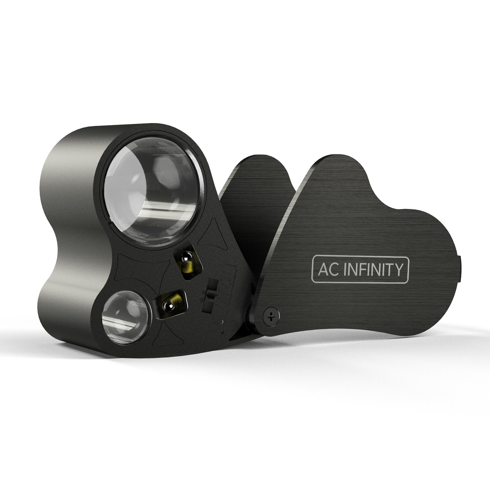 AC Infinity Jewelers Loupe, Pocket Magnifying Glass with LED Light & Dual Lenses - Midwest Grow LLC