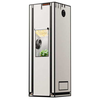 Spider Farmer 2' x 2' x 6' (60 x 60 x 180 cm) Pro White Indoor Grow Tent - Midwest Grow LLC