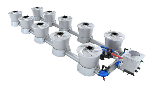 ALIEN Hydroponics V-SYSTEM 10 Pot 2 Row Kit - Midwest Grow LLC