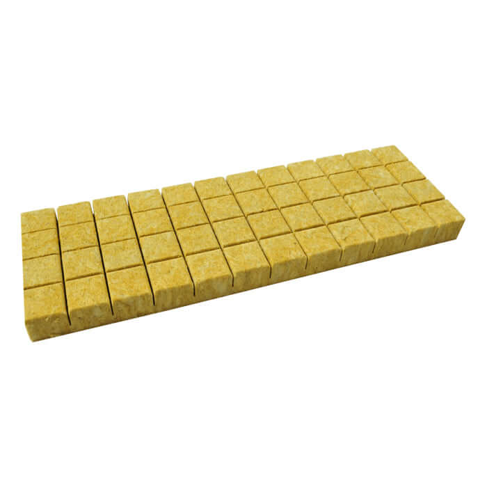 Cultiwool 48 Cell Mini Block Sheets of Cultilene Rockwool without Shrinkwrap - Case of 24 - Midwest Grow LLC