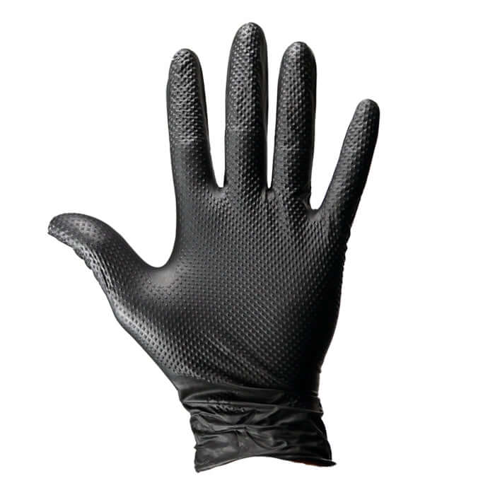 Dirt Defense 6mil Diamond Grip Nitrile Gloves XL 100 Pack - Midwest Grow LLC