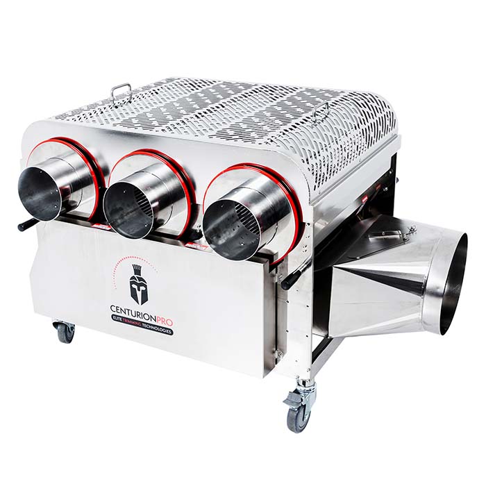 CenturionPro Stainless Steel 3.0 Hybrid Wet or Dry Trimmer with Electropolished Tumblers - Midwest Grow LLC