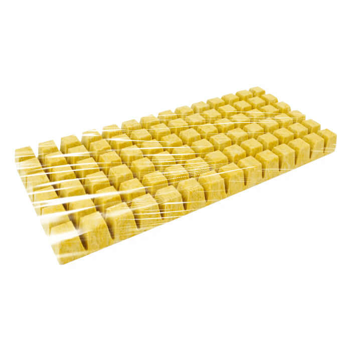 Cultiwool 84 Cell Rooting Plug Sheets of Cultilene Rockwool with Shrinkwrap - Case of 25 - Midwest Grow LLC