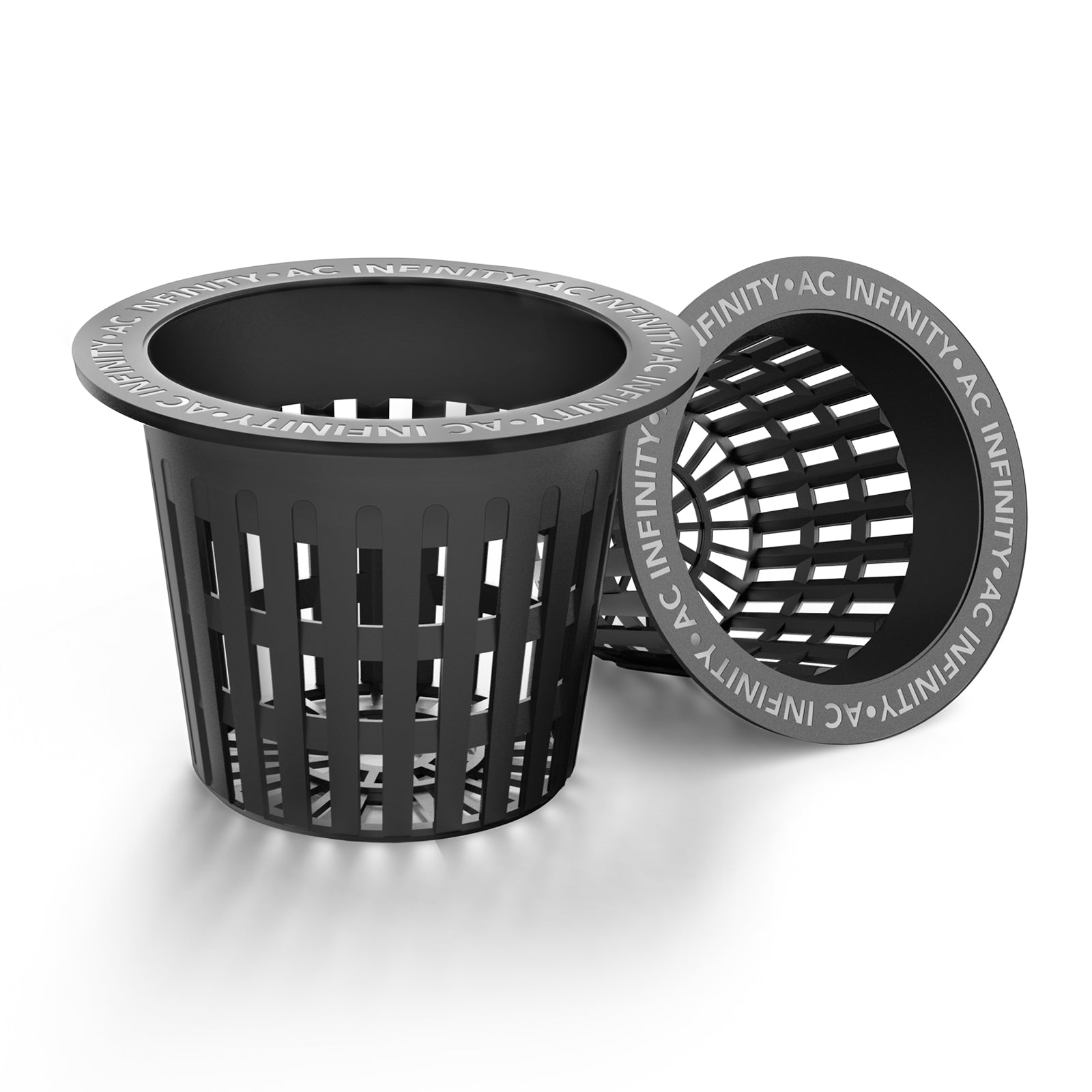 AC Infinity Mesh Net Cups, Slotted Pots with Wide Lips, 4-Inch, 25-Pack - Midwest Grow LLC