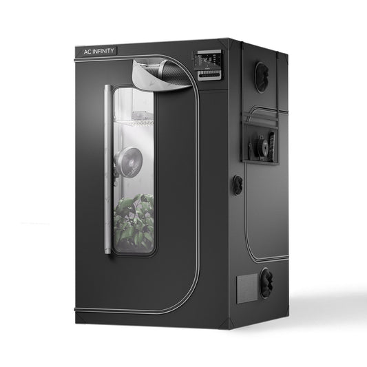 AC Infinity CLOUDLAB 844, Advance Grow Tent 4x4, 2000D Diamond Mylar Canvas, 48" x 48" x 80" - Midwest Grow LLC