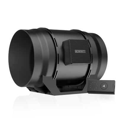 AC Infinity CLOUDLINE LITE A8, Quiet Inline Fan with Speed Controller, 8-Inch - Midwest Grow LLC