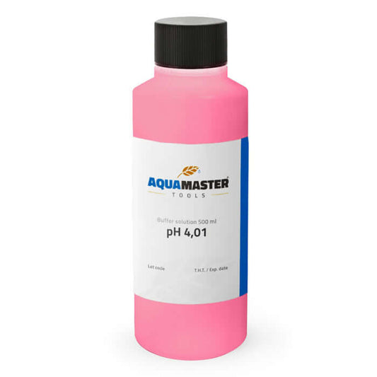 Aqua Master Calibration Solution pH 4.01 500ml (Case of 8) - Midwest Grow LLC