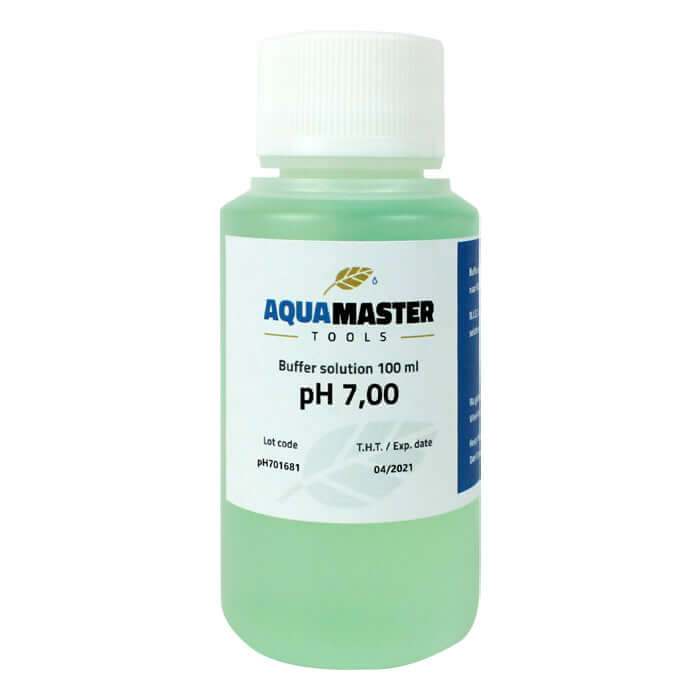 Aqua Master Calibration Solution pH 7.00 100ml (Case of 18) - Midwest Grow LLC