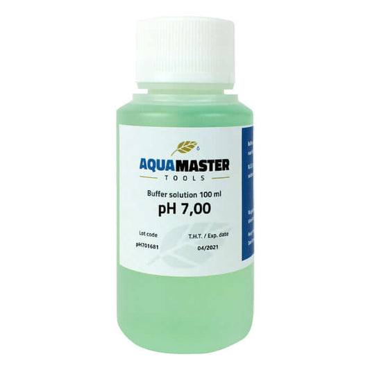 Aqua Master Calibration Solution pH 7.00 100ml (Case of 18) - Midwest Grow LLC