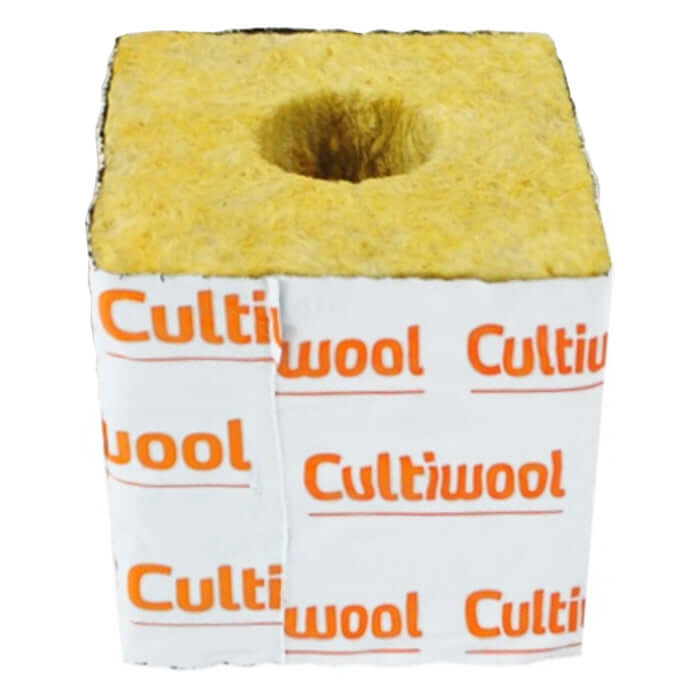 Cultiwool 3" x 3" x 3" Blocks of Cultilene Rockwool - Case of 400 - Midwest Grow LLC