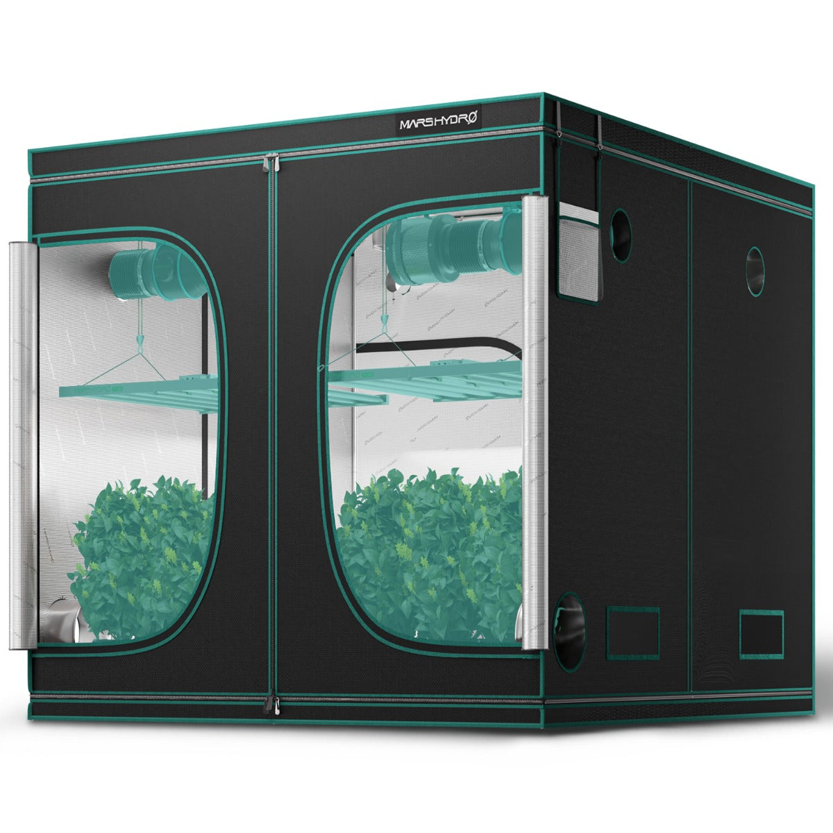 Mars Hydro 8' x 8' x 6' 8" (240cm x 240cm x 200cm) Indoor Grow Tent - Midwest Grow LLC