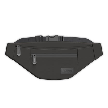 AC Infinity Smell Proof Belt Bag, Black, with 900D Nylon Fabric and Carbon Filter Lining - Midwest Grow LLC