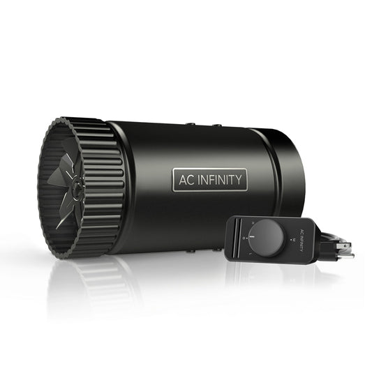 AC Infinity RAXIAL S4, Inline Booster Duct Fan with Speed Controller, 4-Inch - Midwest Grow LLC