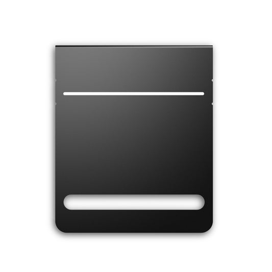 AC Infinity Grow Tent Mounting Plate, Steel, Powder Coat Black, 5x6" - Midwest Grow LLC