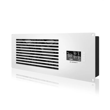 AC Infinity AIRFRAME T7 White, Equipment Closet and Room Fan System 17", Exhaust - Midwest Grow LLC