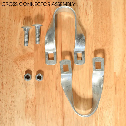 Greenhouse Cross Connectors - Galvanized Steel 1 3/8" - Midwest Grow LLC