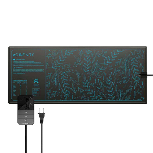 AC Infinity SUNCORE H7, Seedling Heat Mat with Heat Controller, IP-67 Waterproof, 48" x 20.75" - Midwest Grow LLC