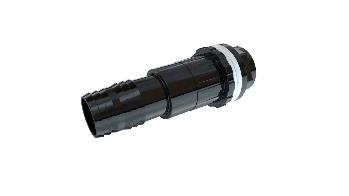 ALIEN Hydroponics Tank Connector Straight 32mm - Midwest Grow LLC