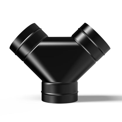 AC Infinity Steel 3-Way Duct Splitter, 4-Inch - Midwest Grow LLC