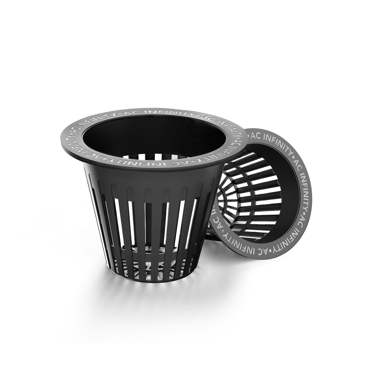AC Infinity Mesh Net Cups, Slotted Pots with Wide Lips, 2-Inch, 50-Pack - Midwest Grow LLC