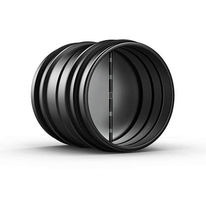 AC Infinity Backdraft Damper Ducting Insert, 6-Inch, Black Galvanized Steel - Midwest Grow LLC