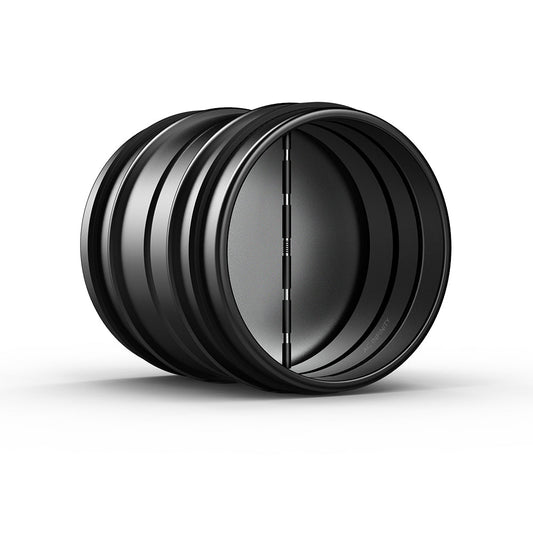 AC Infinity Backdraft Damper Ducting Insert, 6-Inch, Black Galvanized Steel - Midwest Grow LLC