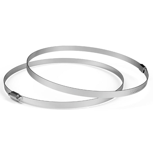 AC Infinity Stainless Steel Duct Clamps, 12-Inch, Two Pack