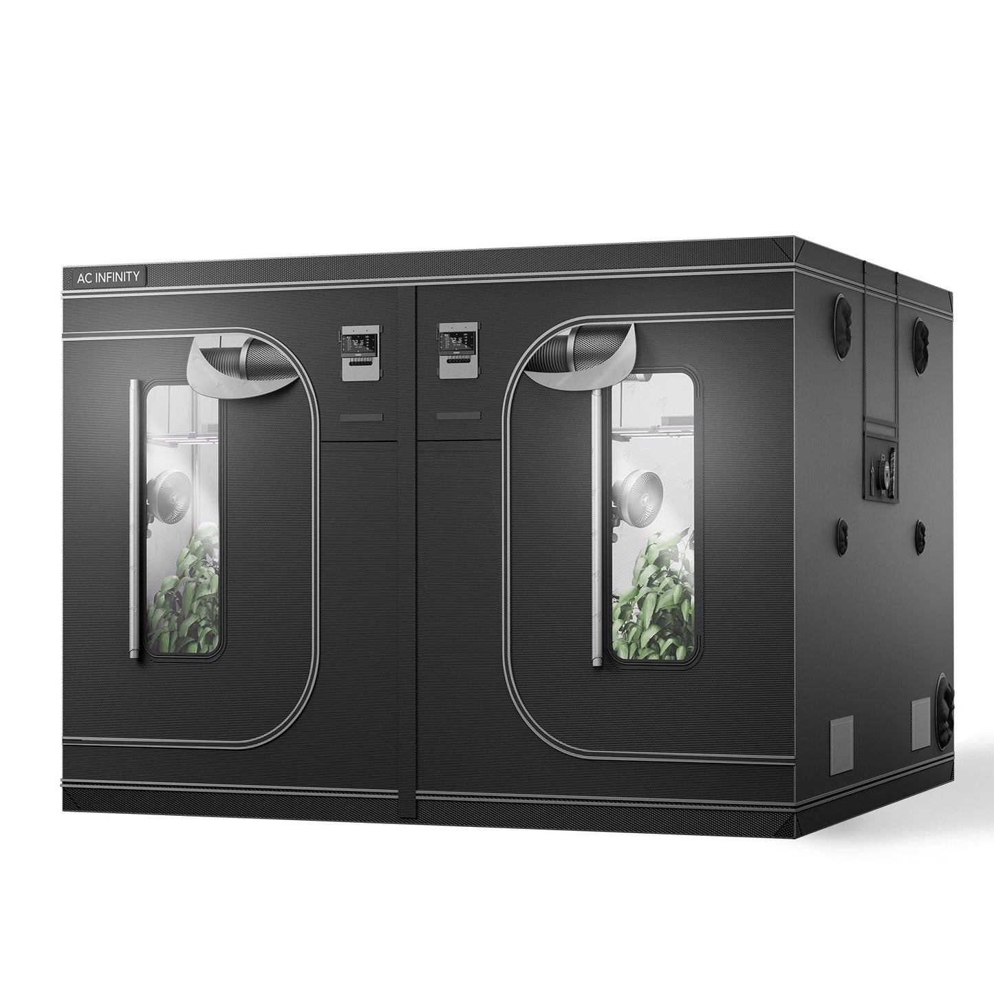 AC Infinity CLOUDLAB 899, Advance Grow Tent 8x8, 2000D Diamond Mylar Canvas, 96" x 96" x 80" - Midwest Grow LLC