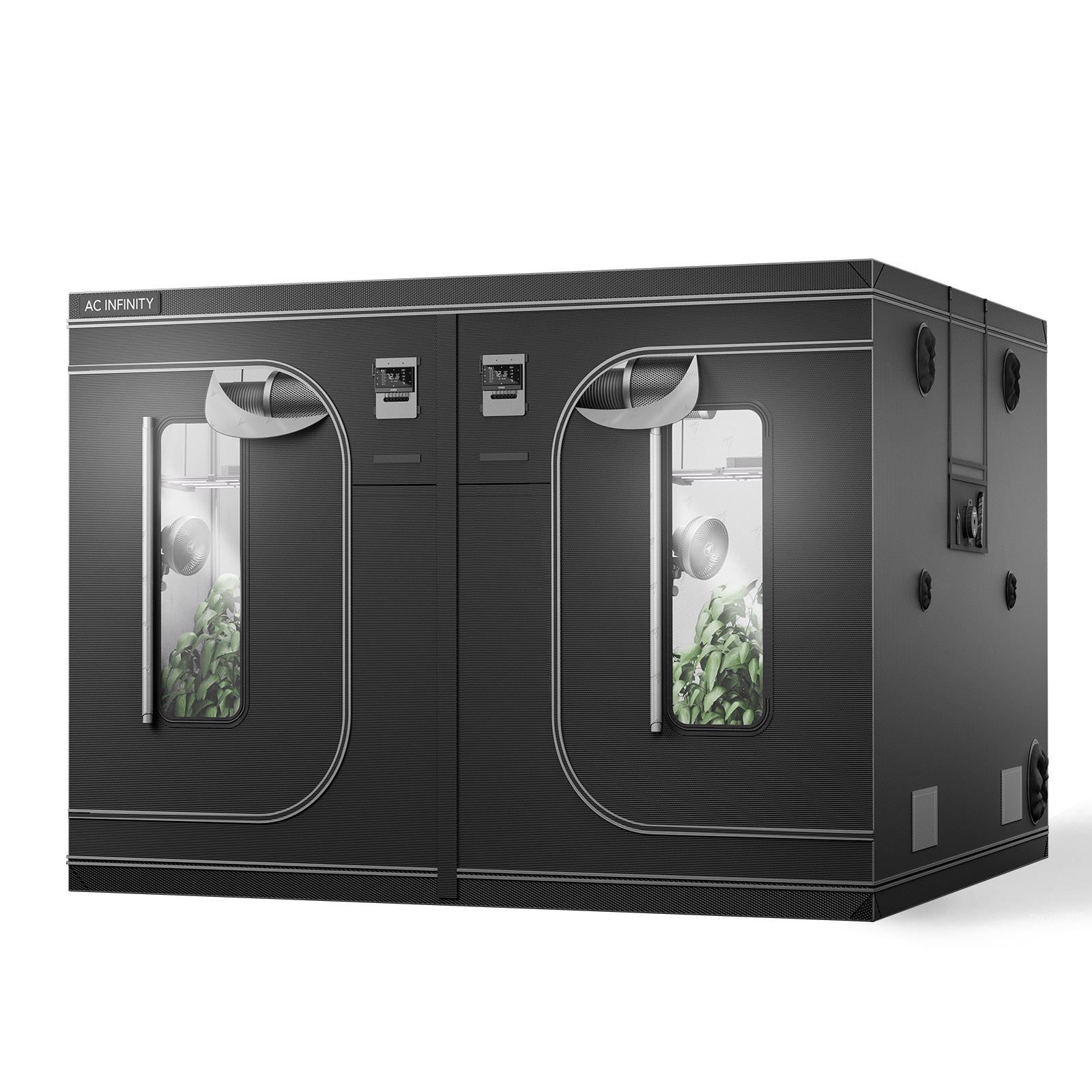 AC Infinity CLOUDLAB 899, Advance Grow Tent 8x8, 2000D Diamond Mylar Canvas, 96" x 96" x 80" - Midwest Grow LLC