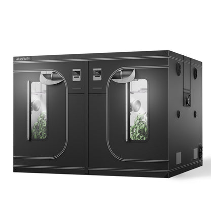 AC Infinity CLOUDLAB 899, Advance Grow Tent 8x8, 2000D Diamond Mylar Canvas, 96" x 96" x 80" - Midwest Grow LLC