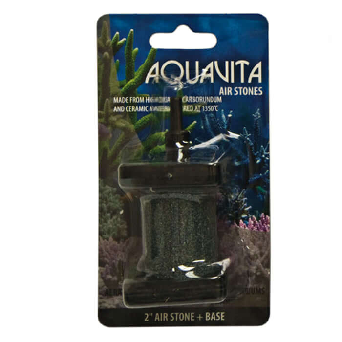AquaVita 2" Cylinder Air Stone with Base - Midwest Grow LLC