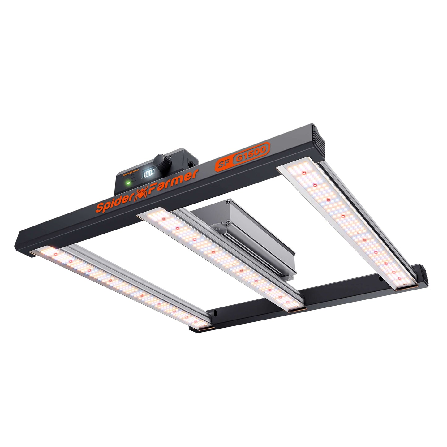 Spider Farmer G1500 150W Dimmable Full Spectrum LED Grow Light - Midwest Grow LLC