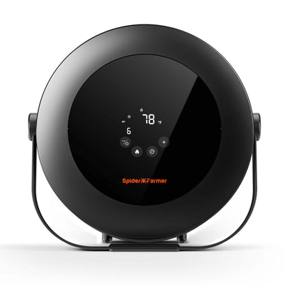 Spider Farmer Grow Tent Heater with Smart Temperature Control, Auto Settings, and 24H Timer - Midwest Grow LLC