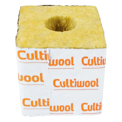 Cultiwool 4" x 4" x 4" Blocks of Cultilene Rockwool - Case of 144 - Midwest Grow LLC