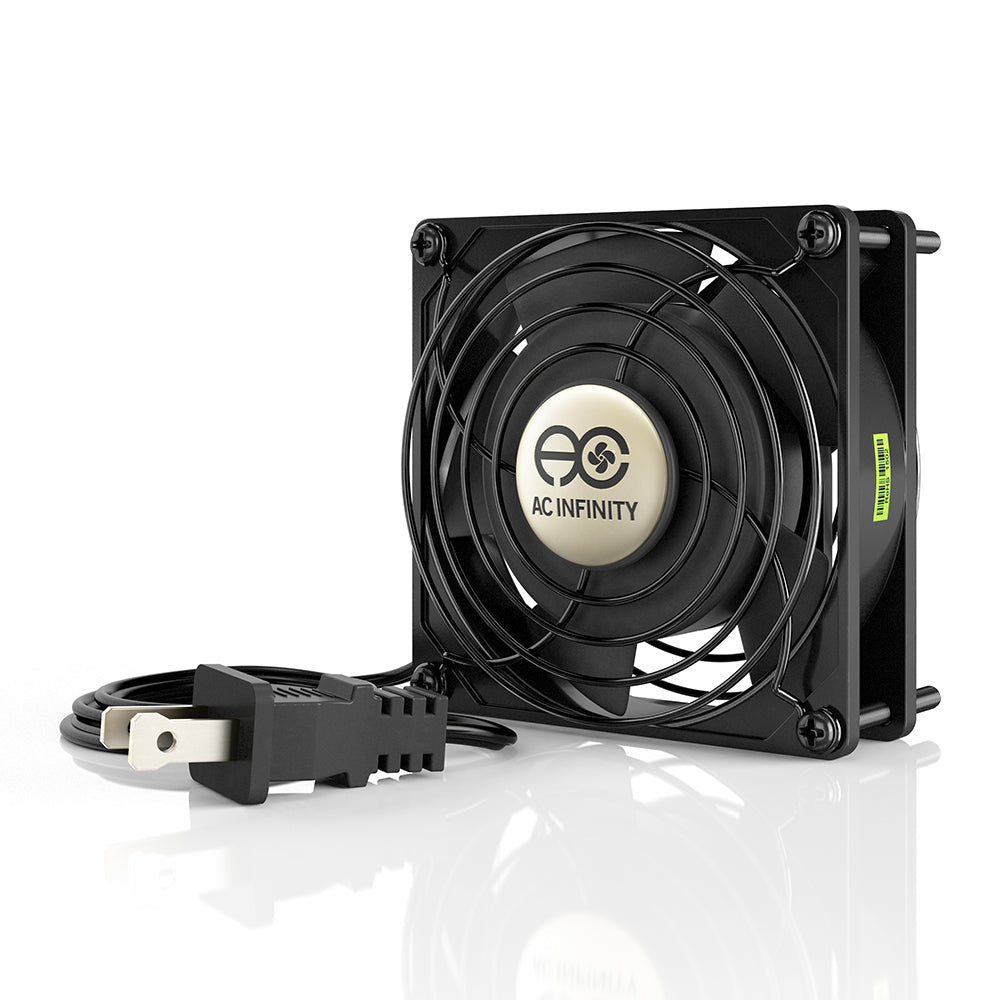 AC Infinity AXIAL 9225, Muffin 120V AC Cooling Fan, 92mm x 92mm x 25mm - Midwest Grow LLC