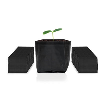 AC Infinity Nursery Bags 1 Gallon, Non-Woven Fabric Growing Pouches, 50-Pack - Midwest Grow LLC