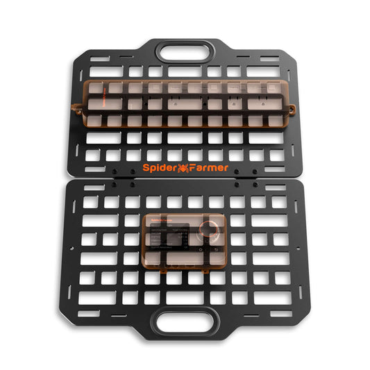 Spider Farmer Grow Tent Gear Board - Equipment and Cable Management System - Midwest Grow LLC