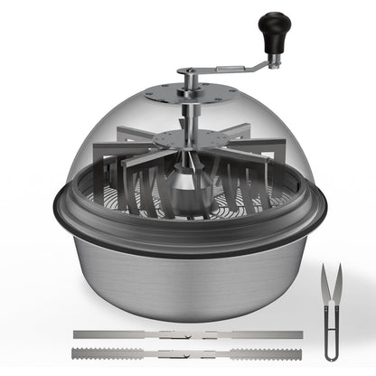 AC Infinity Bud Bowl Trimmer, Twist Spin Cut with Clear Visibility Dome, 19-Inch - Midwest Grow LLC