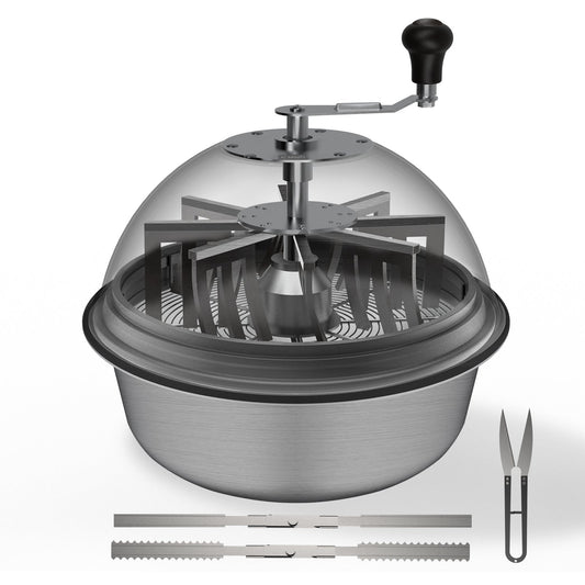 AC Infinity Bud Bowl Trimmer, Twist Spin Cut with Clear Visibility Dome, 19-Inch - Midwest Grow LLC
