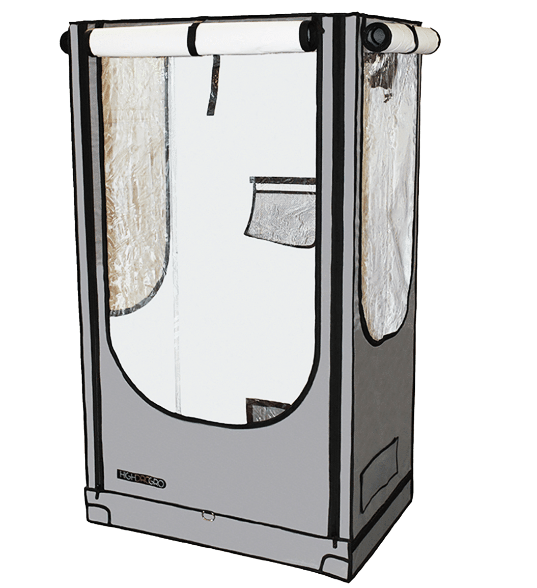 HighDroGro Sbox 2' x 3'2" x 5'5" (62cm x 96cm x 168cm) Indoor Grow Tent - Midwest Grow LLC