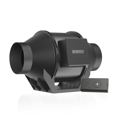 AC Infinity CLOUDLINE LITE A4, Quiet Inline Fan with Speed Controller, 4-Inch - Midwest Grow LLC
