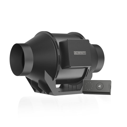 AC Infinity CLOUDLINE LITE A4, Quiet Inline Fan with Speed Controller, 4-Inch - Midwest Grow LLC