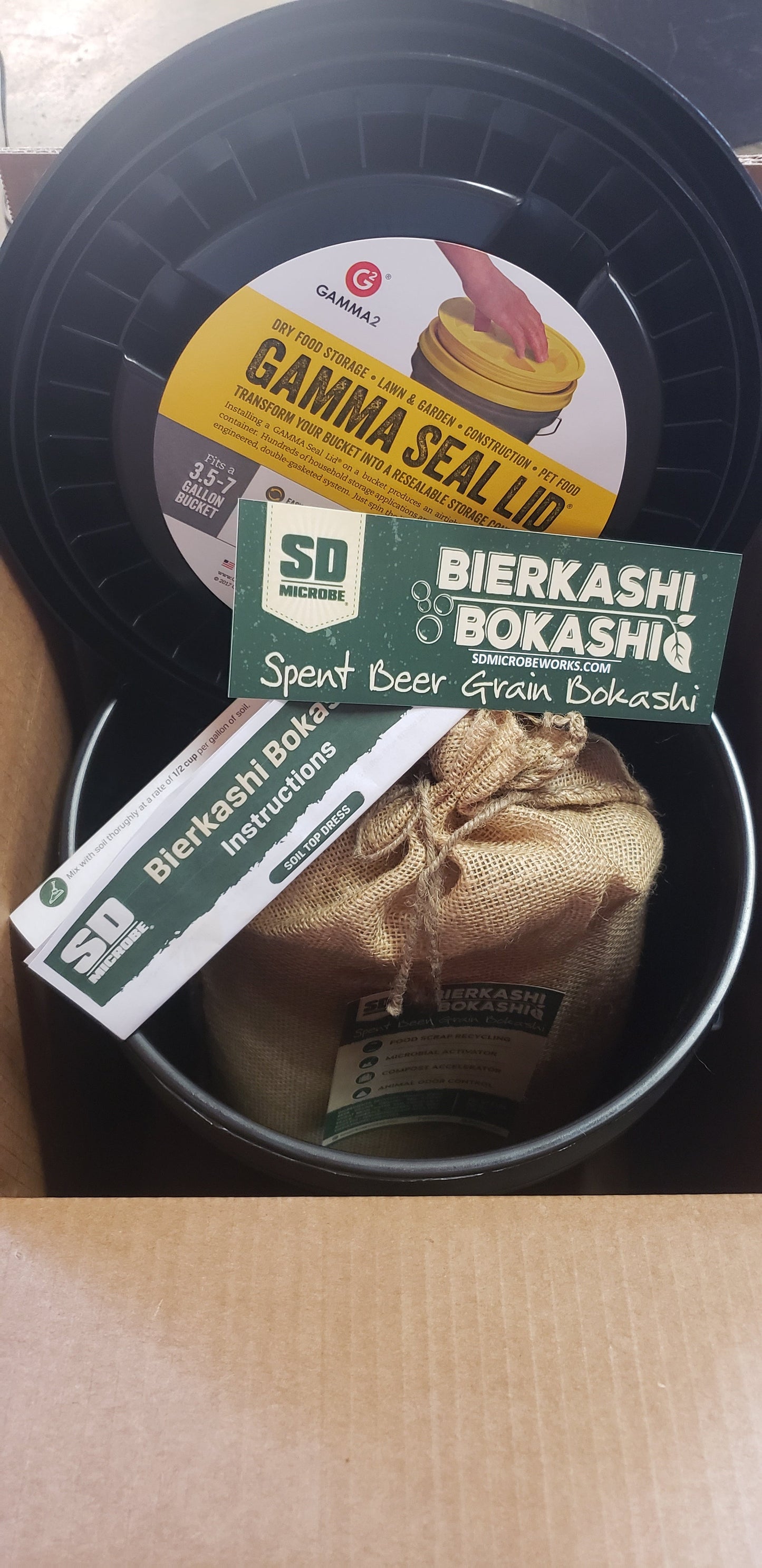 BierKashi Composting System (with BierKashi Bokashi) (Free Shipping) - Midwest Grow LLC