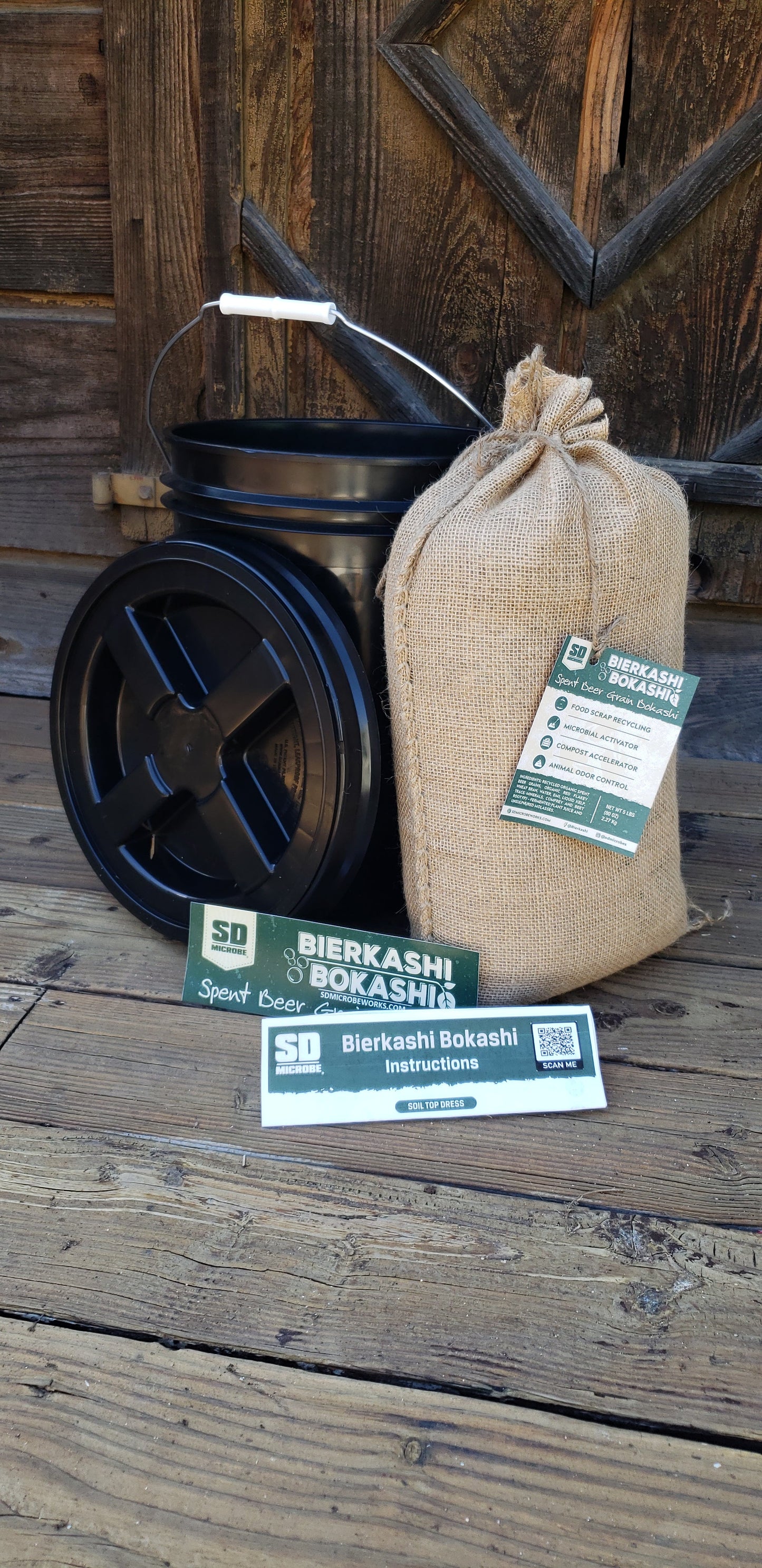 BierKashi Composting System (with BierKashi Bokashi) (Free Shipping) - Midwest Grow LLC