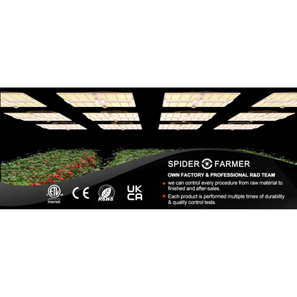 Spider Farmer SF7000 650W Dimmable Full Spectrum LED Grow Light - Midwest Grow LLC