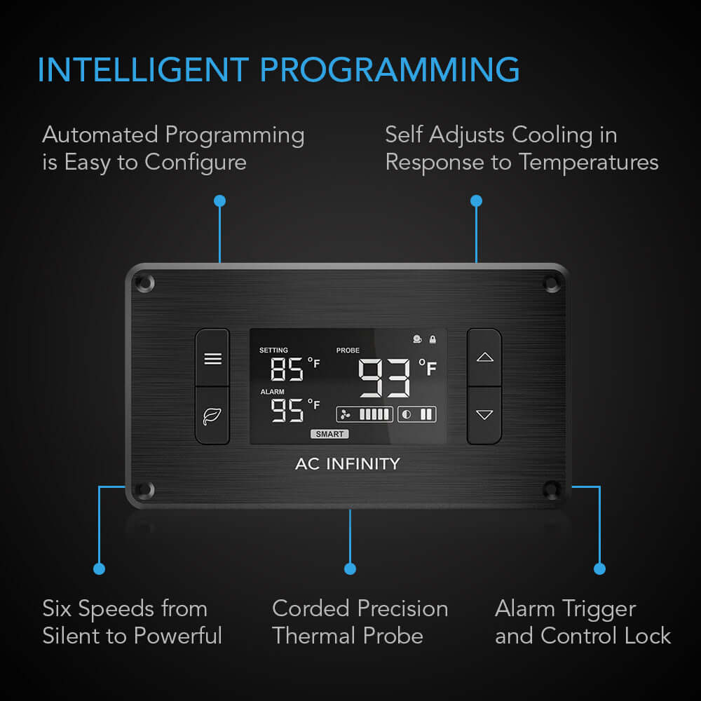 AC Infinity CONTROLLER 2, Intelligent Thermal Fan Controller, Single Zone - Midwest Grow LLC