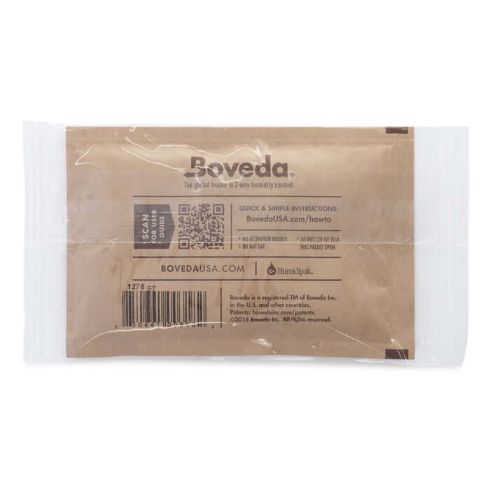 Boveda 67g 62% Relative Humidity Individually Wrapped Pack of 12 - Midwest Grow LLC